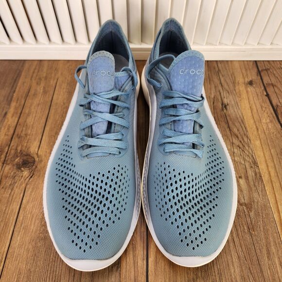 Crocs LiteRide 360 Pacer Mens Size 12 Blue Rubber Water Sneakers Shoes 206715 main image 9